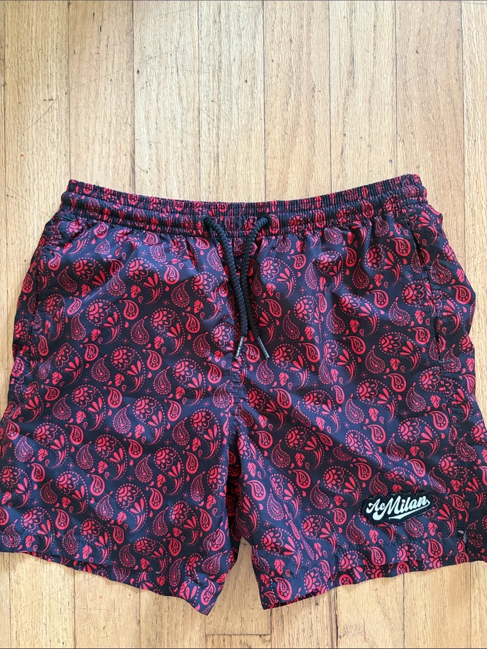 MC2 Saint Barth Boys AC Milan Swim Trunks